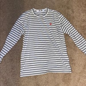CDG stripe shirt